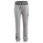 NBA CHARLOTTE HORNETS SCRIPT TAIL MEN'S RIB FLEECE SWEATPANT (HEATHER GRAY/BLACK)