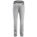 NBA CHARLOTTE HORNETS SCRIPT TAIL MEN'S RIB FLEECE SWEATPANT (HEATHER GRAY/BLACK)