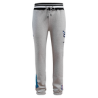 NBA CHARLOTTE HORNETS SCRIPT TAIL MEN'S RIB FLEECE SWEATPANT (HEATHER GRAY/BLACK)