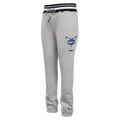 NBA CHARLOTTE HORNETS SCRIPT TAIL MEN'S RIB FLEECE SWEATPANT (HEATHER GRAY/BLACK)