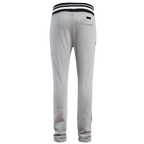 NBA CHARLOTTE HORNETS SCRIPT TAIL MEN'S RIB FLEECE SWEATPANT (HEATHER GRAY/BLACK)