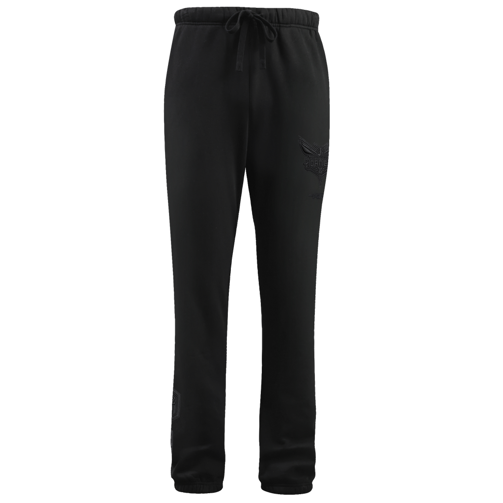 NBA CHARLOTTE HORNETS NEUTRAL PANTALON OUATÉ POUR HOMME (NOIR)
