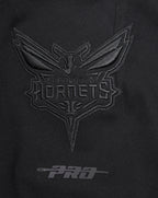 NBA CHARLOTTE HORNETS NEUTRAL PANTALON OUATÉ POUR HOMME (NOIR)