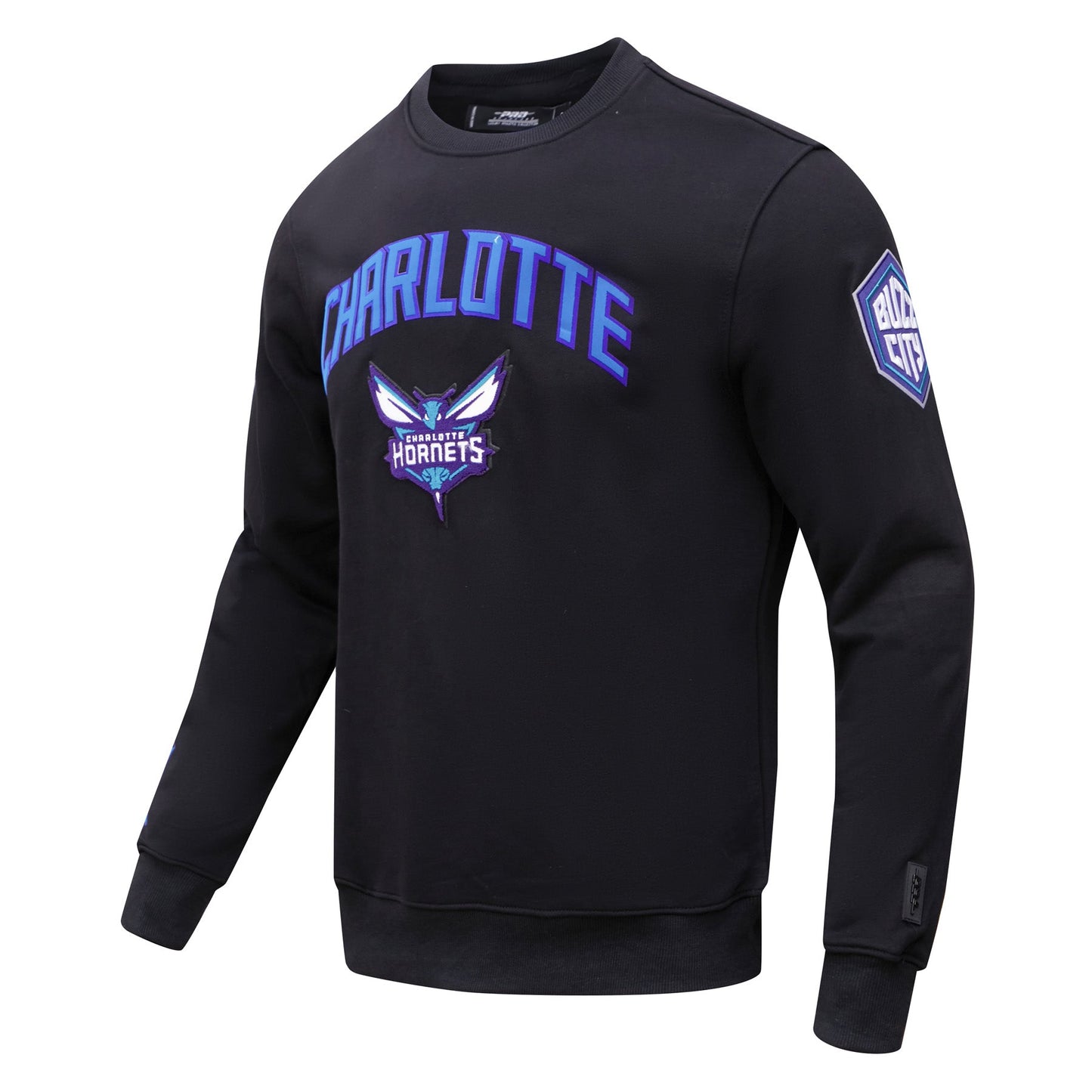 NBA CHARLOTTE HORNETS CLASSIC MEN'S CREWNECK (BLACK)