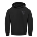 NBA CHARLOTTE HORNETS NEUTRAL CHANDAIL À CAPUCHON À ÉPAULES TOMBANTES POUR HOMME (NOIR)