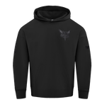 NBA CHARLOTTE HORNETS NEUTRAL CHANDAIL À CAPUCHON À ÉPAULES TOMBANTES POUR HOMME (NOIR)