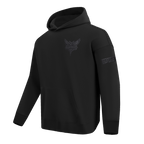 NBA CHARLOTTE HORNETS NEUTRAL CHANDAIL À CAPUCHON À ÉPAULES TOMBANTES POUR HOMME (NOIR)