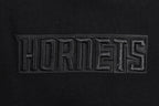 NBA CHARLOTTE HORNETS NEUTRAL CHANDAIL À CAPUCHON À ÉPAULES TOMBANTES POUR HOMME (NOIR)