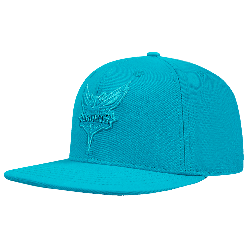 NBA CHARLOTTE HORNETS TRIPLE TONAL WOOL SNAPBACK HAT (TEAL)
