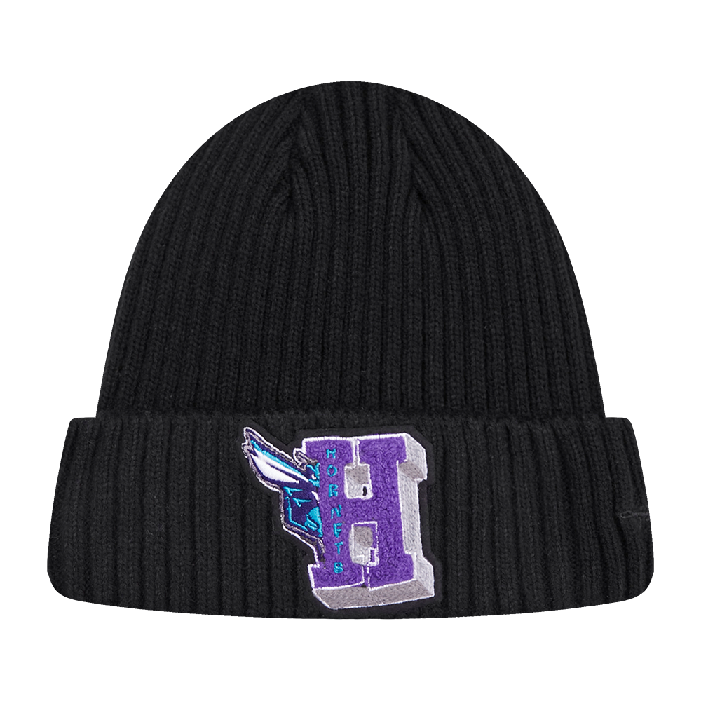 NBA CHARLOTTE HORNETS MASH UP BEANIE (BLACK)