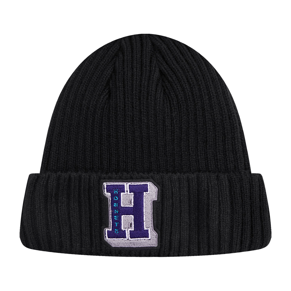 NBA CHARLOTTE HORNETS MASH UP BEANIE (BLACK)