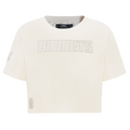 NBA CHARLOTTE HORNETS NEUTRAL T-SHIRT À COUPE CARRÉE POUR FEMME (COQUILLE D'ŒUF)