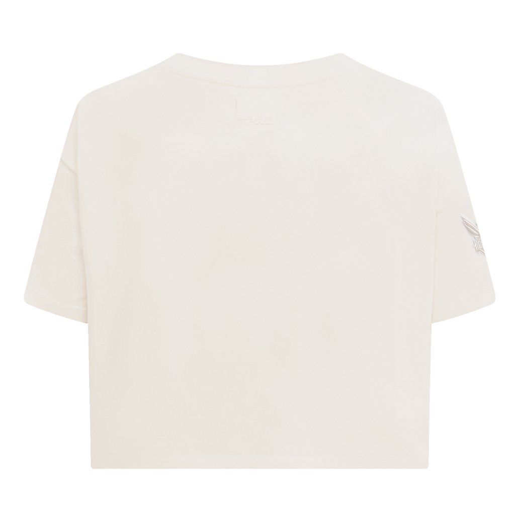 NBA CHARLOTTE HORNETS NEUTRAL T-SHIRT À COUPE CARRÉE POUR FEMME (COQUILLE D'ŒUF)