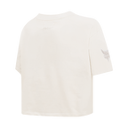 NBA CHARLOTTE HORNETS NEUTRAL T-SHIRT À COUPE CARRÉE POUR FEMME (COQUILLE D'ŒUF)