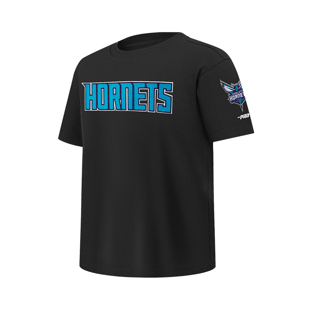 NBA CHARLOTTE HORNETS CLASSIC BIG BOY'S SJ TEE (BLACK)