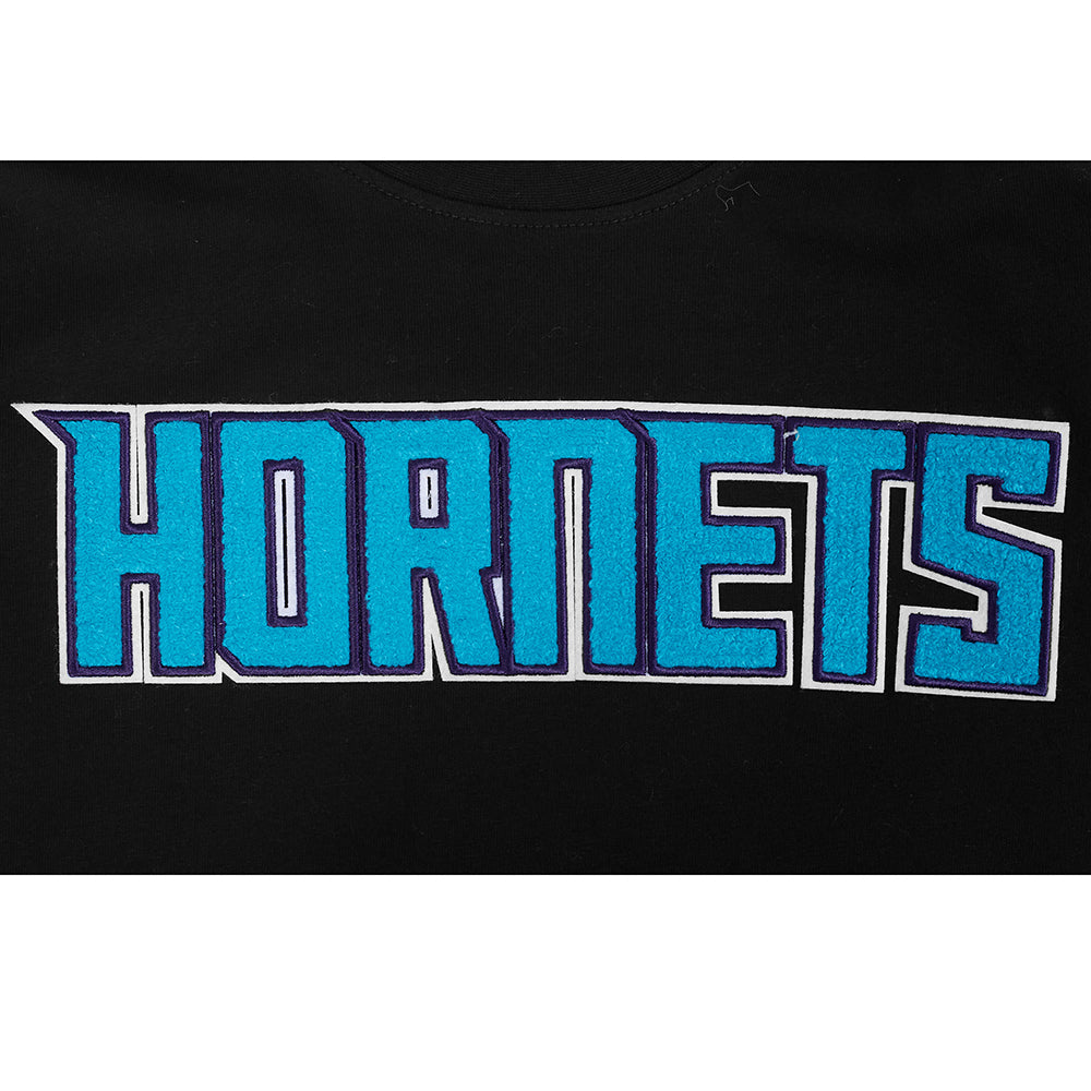 NBA CHARLOTTE HORNETS CLASSIC BIG BOY'S SJ TEE (BLACK)