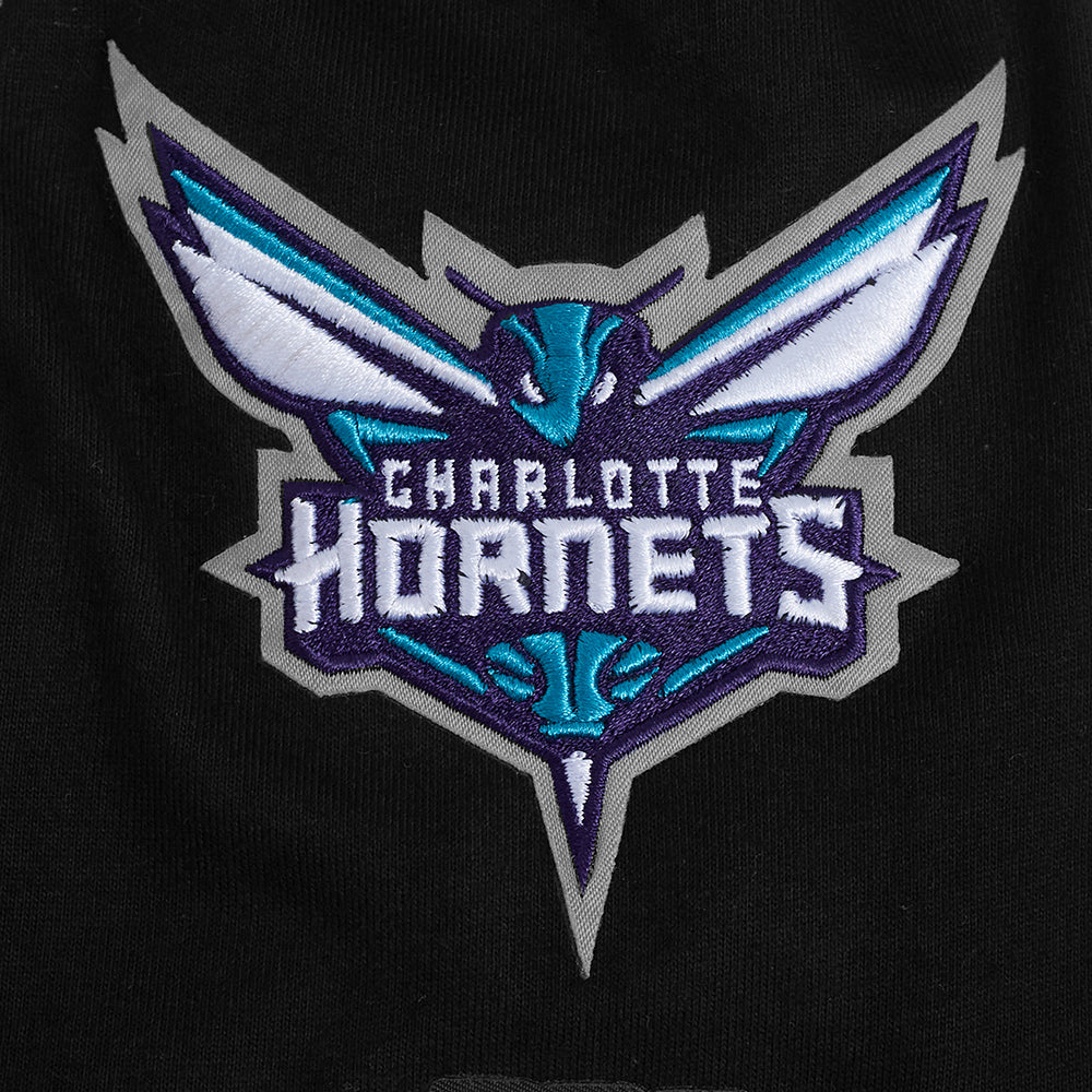 NBA CHARLOTTE HORNETS CLASSIC BIG BOY'S SJ TEE (BLACK)