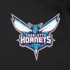 NBA CHARLOTTE HORNETS CLASSIC BIG BOY'S FLEECE PULLOVER HOODIE (BLACK)