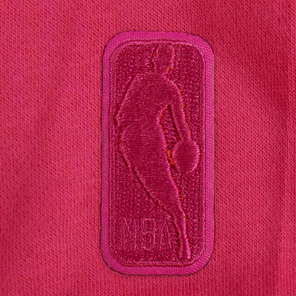 NBA CHARLOTTE HORNETS TRIPLE PINK BIG GIRL'S FLC CREWNECK (BEETROOT PURPLE)