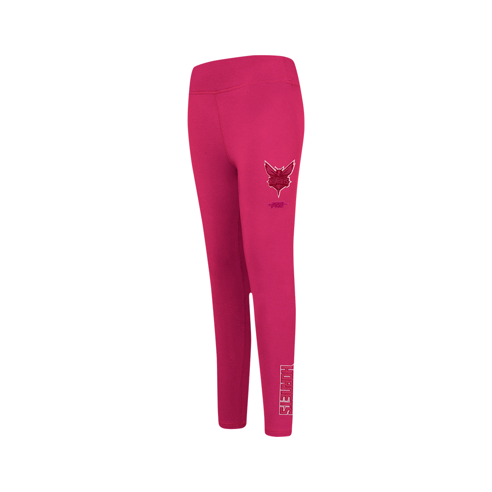 NBA CHARLOTTE HORNETS TRIPLE PINK BIG GIRL'S LEGGING (BEETROOT PURPLE)