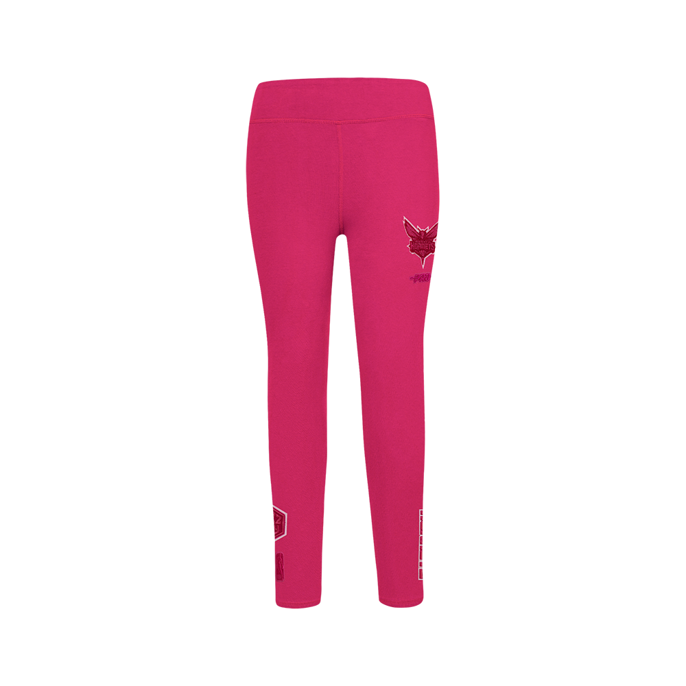 NBA CHARLOTTE HORNETS TRIPLE PINK BIG GIRL'S LEGGING (BEETROOT PURPLE)