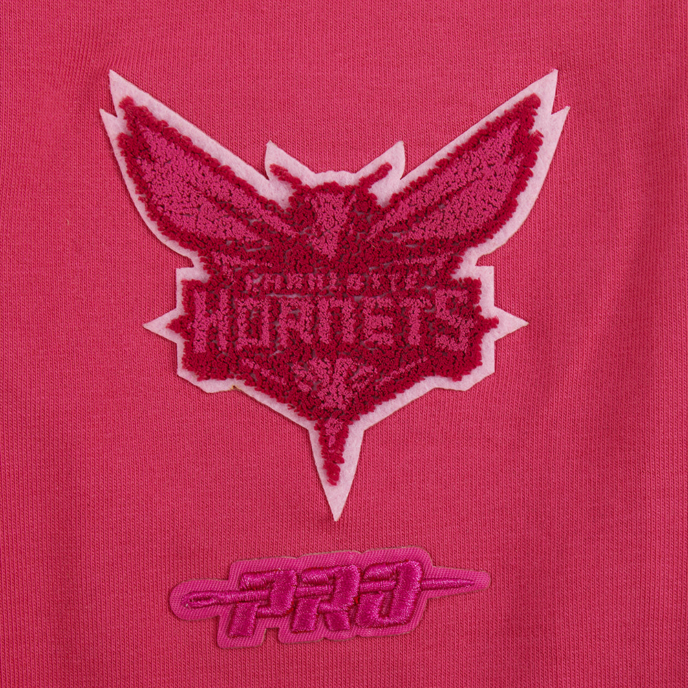 NBA CHARLOTTE HORNETS TRIPLE PINK BIG GIRL'S LEGGING (BEETROOT PURPLE)