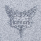 NBA CHARLOTTE HORNETS NEUTRAL WOMEN'S FLC CREWNECK (DARK HEATHER GRAY)