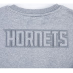 NBA CHARLOTTE HORNETS NEUTRAL WOMEN'S FLC CREWNECK (DARK HEATHER GRAY)