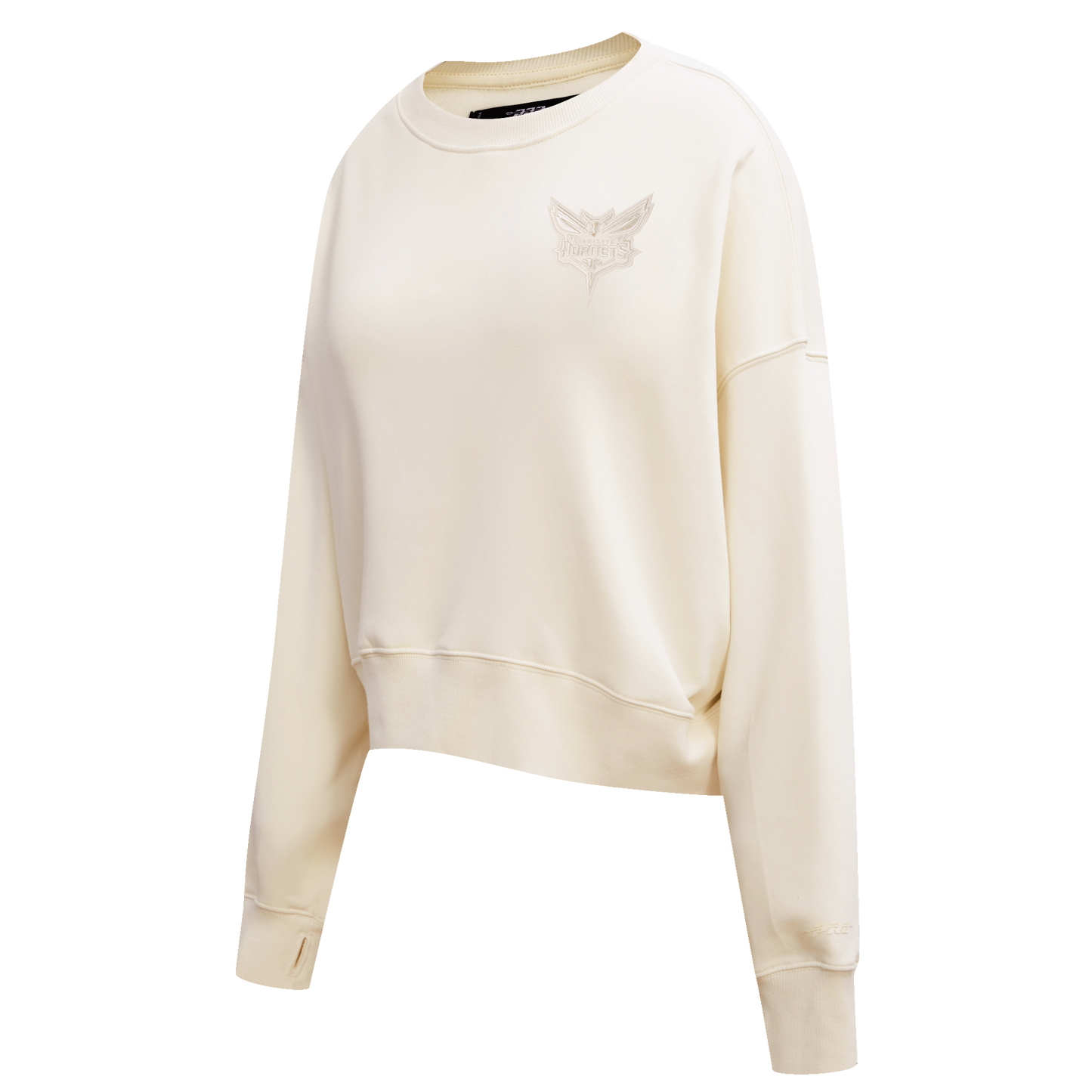 NBA CHARLOTTE HORNETS NEUTRAL WOMEN'S CREWNECK (EGGSHELL)