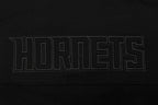 NBA CHARLOTTE HORNETS NEUTRAL CHANDAIL À CAPUCHON COURT POUR FEMME (NOIR)