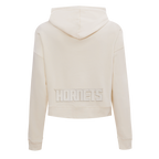 NBA CHARLOTTE HORNETS NEUTRAL CHANDAIL À CAPUCHON COURT POUR FEMME (COQUILLE D'ŒUF)