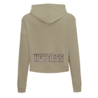 NBA CHARLOTTE HORNETS NEUTRAL CHANDAIL À CAPUCHON COURT POUR FEMME (TAUPE)