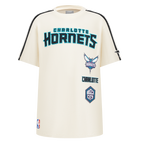 NBA CHARLOTTE HORNETS RETRO CLASSIC LITTLE BOY'S SHORT SLEEVE TAPING TEE (BLACK)