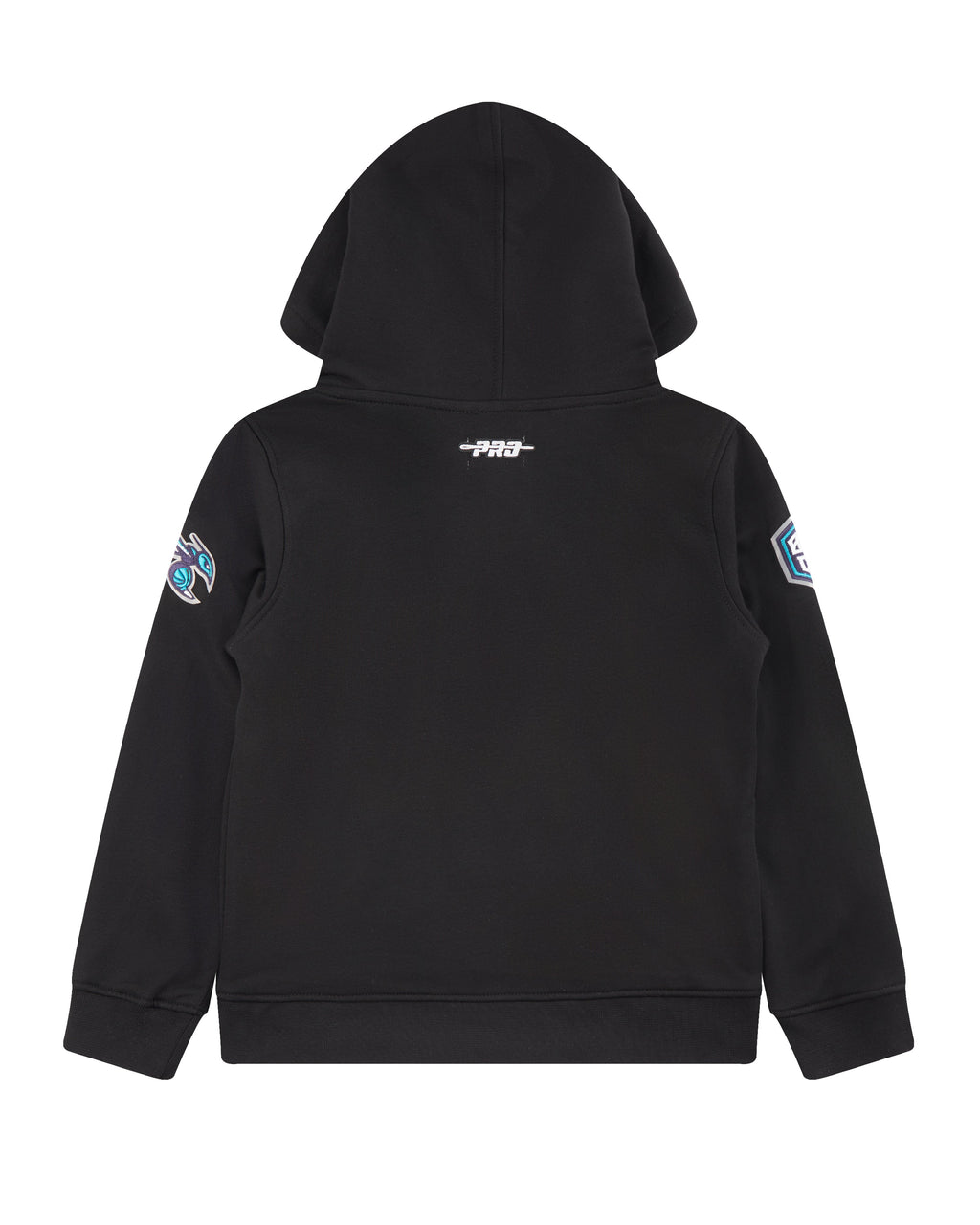 NBA CHARLOTTE HORNETS CLASSIC LITTLE BOY'S FLEECE PULLOVER HOODIE (BLACK)