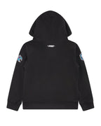NBA CHARLOTTE HORNETS CLASSIC LITTLE BOY'S FLEECE PULLOVER HOODIE (BLACK)