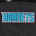 NBA CHARLOTTE HORNETS CLASSIC LITTLE BOY'S FLEECE PULLOVER HOODIE (BLACK)