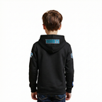 NBA CHARLOTTE HORNETS CLASSIC LITTLE BOY'S FLEECE PULLOVER HOODIE (BLACK)
