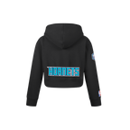 NBA CHARLOTTE HORNETS CLASSIC LITTLE GIRL'S FLEECE FULL ZIP HOODIE (BLACK)