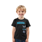 NBA CHARLOTTE HORNETS RETRO CLASSIC TODDLER BOY'S SHORT SLEEVE TAPING TEE(BLACK)
