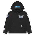NBA CHARLOTTE HORNETS CLASSIC TODDLER BOY'S FLEECE PULLOVER HOODIE (BLACK)