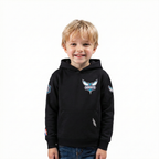 NBA CHARLOTTE HORNETS CLASSIC TODDLER BOY'S FLEECE PULLOVER HOODIE (BLACK)