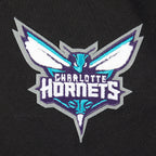 NBA CHARLOTTE HORNETS CLASSIC TODDLER GIRL'S SHORT SLEEVE BOXY TEE (BLACK)