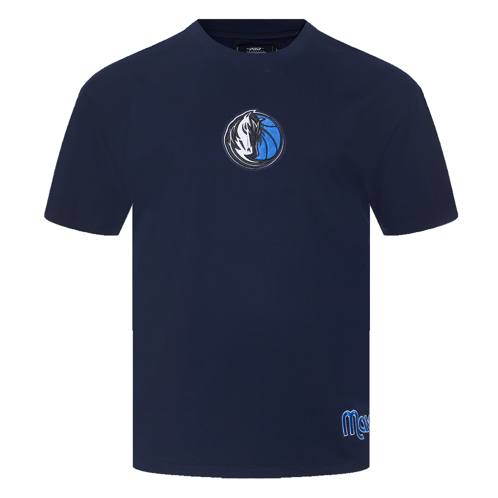 NBA DALLAS MAVERICKS WINGSPAN MEN'S CJ DROP SHOULDER TEE (MIDNIGHT NAVY)