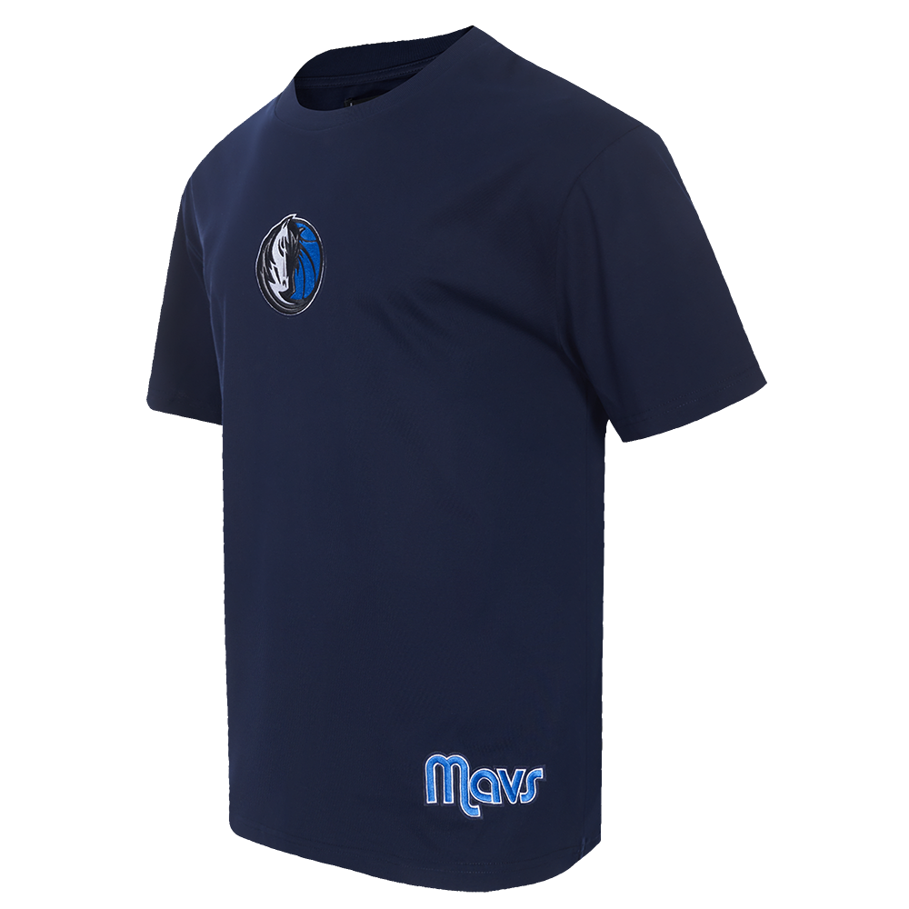 NBA DALLAS MAVERICKS WINGSPAN MEN'S CJ DROP SHOULDER TEE (MIDNIGHT NAVY)
