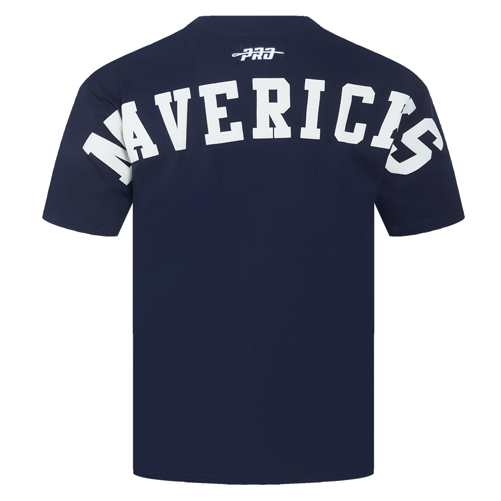 NBA DALLAS MAVERICKS WINGSPAN MEN'S CJ DROP SHOULDER TEE (MIDNIGHT NAVY)