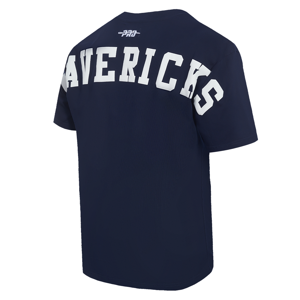 NBA DALLAS MAVERICKS WINGSPAN MEN'S CJ DROP SHOULDER TEE (MIDNIGHT NAVY)