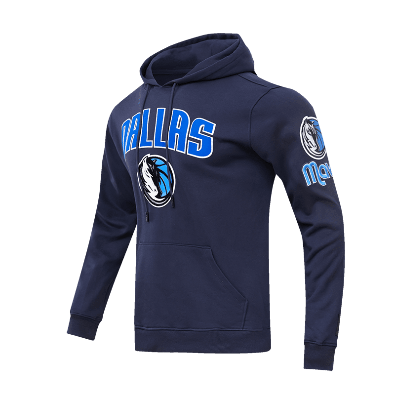 NBA DALLAS MAVERICKS CLASSIC MEN'S PULLOVER HOODIE (MIDNIGHT NAVY)