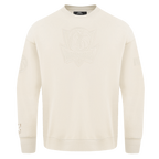 NBA  DALLAS MAVERICKS NEUTRAL MEN'S  DROP SHOULDER FLC CREWNECK (GGSHELL)