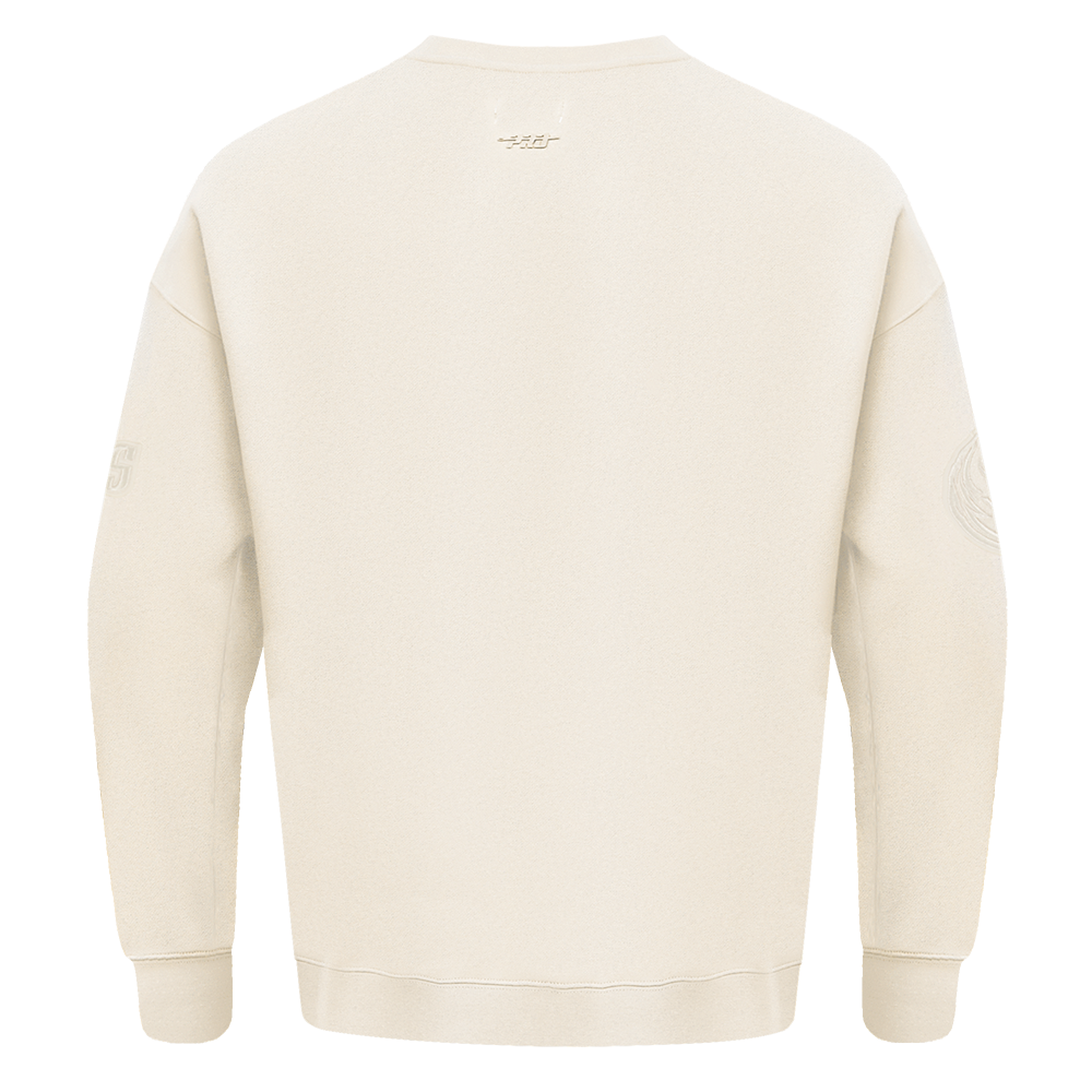 NBA  DALLAS MAVERICKS NEUTRAL MEN'S  DROP SHOULDER FLC CREWNECK (GGSHELL)