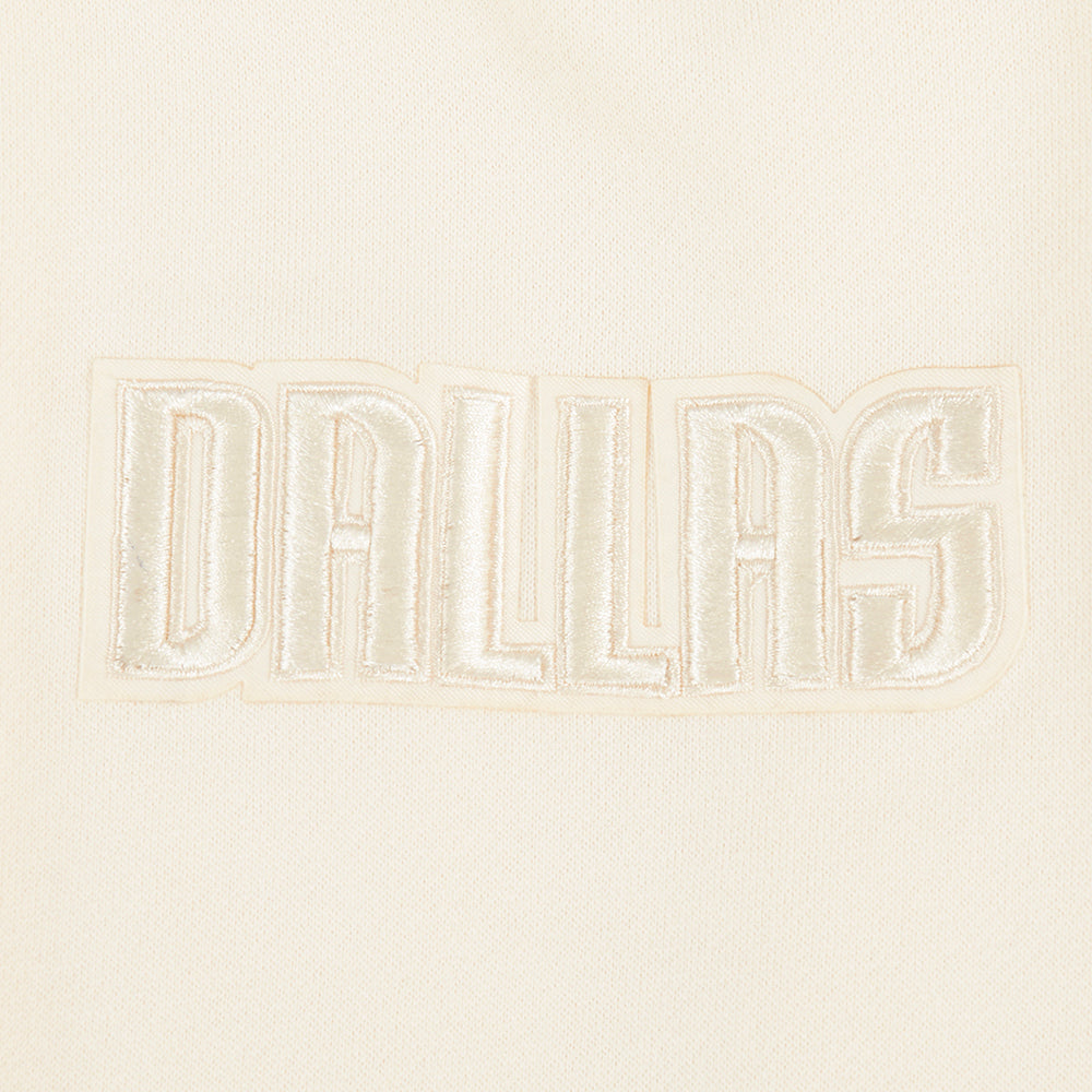 NBA  DALLAS MAVERICKS NEUTRAL MEN'S  DROP SHOULDER FLC CREWNECK (GGSHELL)
